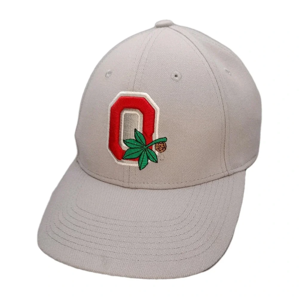 Nike Legacy91 Ohio State Buckeyes Gray NCAA Football Hat Cap One Size Flex Fit